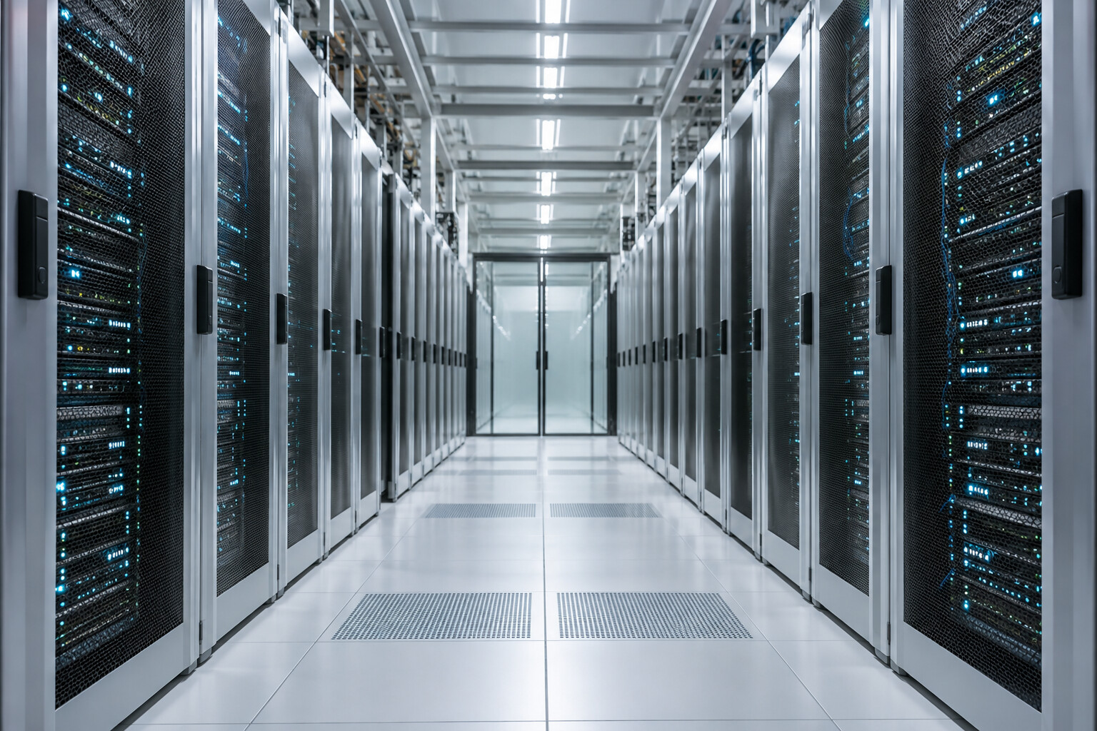 ภาพประกอบศูนย์ข้อมูล สร้างด้วย AI ไม่ใช่สถานที่จริงของ AWS หรือ UPZPACE
